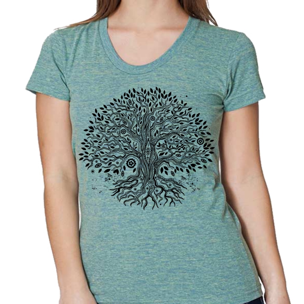 Tree Of Life Graphic Tee T-Shirt American Apparel